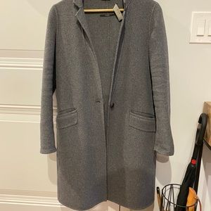🚫SOLD🚫ZARA basic gray coat